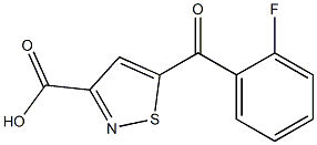 5-(2-fluorobenzoyl)isothiazole-3-carboxylic acid