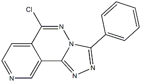 6-chloro-3-phenylpyrido[3,4-d][1,2,4]triazolo[4,3-b]pyridazine Struktur