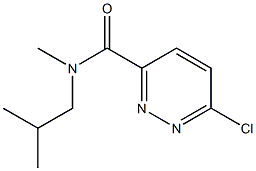 6-chloro-N-isobutyl-N-methylpyridazine-3-carboxamide Struktur