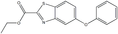 ethyl 5-phenoxybenzo[d]thiazole-2-carboxylate Struktur