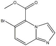 methyl 6-bromoimidazo[1,2-a]pyridine-5-carboxylate Struktur