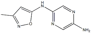 N2-(3-methylisoxazol-5-yl)pyrazine-2,5-diamine Struktur