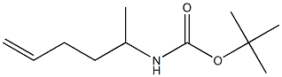 tert-butyl hex-5-en-2-ylcarbamate Struktur