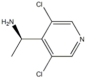 (R)-1-(3,5-dichloropyridin-4-yl)ethanamine Struktur