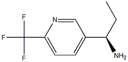 (R)-1-(6-(trifluoromethyl)pyridin-3-yl)propan-1-amine Struktur