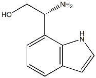 (R)-2-amino-2-(1H-indol-7-yl)ethanol Struktur