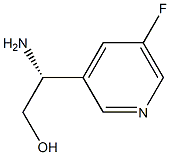 (R)-2-amino-2-(5-fluoropyridin-3-yl)ethanol Struktur