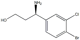 (R)-3-amino-3-(4-bromo-3-chlorophenyl)propan-1-ol|