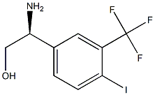 (S)-2-amino-2-(4-iodo-3-(trifluoromethyl)phenyl)ethanol Struktur