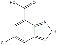 5-Chloro-2H-indazole-7-carboxylic acid Struktur