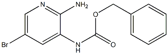 (2-Amino-5-bromo-pyridin-3-yl)-carbamic acid benzyl ester Struktur