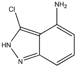 3-Chloro-2H-indazol-4-ylamine Struktur