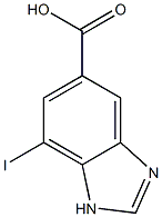 7-Iodo-1H-benzoimidazole-5-carboxylic acid Struktur