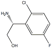 (2R)-2-AMINO-2-(2-CHLORO-5-FLUOROPHENYL)ETHAN-1-OL Struktur