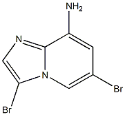 3,6-Dibromo-imidazo[1,2-a]pyridin-8-ylamine Struktur