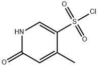 4-Methyl-6-oxo-1,6-dihydro-pyridine-3-sulfonyl chloride Struktur