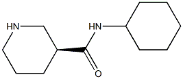 (S)-N-cyclohexylpiperidine-3-carboxamide Struktur