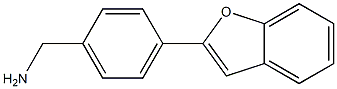 [4-(1-benzofuran-2-yl)phenyl]methanamine Struktur