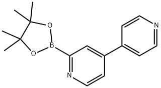 2-(4,4,5,5-tetramethyl-1,3,2-dioxaborolan-2-yl)-4,4'-bipyridine Struktur