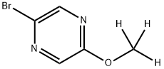 2-Bromo-5-(methoxy-d3)-pyrazine Struktur