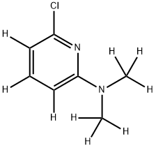 2-Chloro-6-dimethylaminopyridine-d9 Struktur