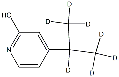 2-Hydroxy-4-(iso-propyl-d7)-pyridine Struktur