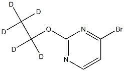 4-Bromo-2-(ethoxy-d5)-pyrimidine Struktur