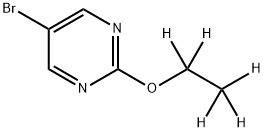 5-Bromo-2-(ethoxy-d5)-pyrimidine Struktur