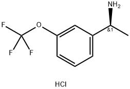 (S)-1-(3-(trifluoromethoxy)phenyl)ethanamine hydrochloride Struktur