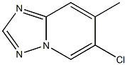 6-氯-7-甲基-[1,2,4]三唑并[1,5-A]吡啶, , 結(jié)構(gòu)式