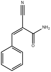 (2Z)-2-cyano-3-phenylprop-2-enamide Struktur