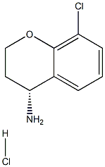 (4R)-8-CHLORO-3,4-DIHYDRO-2H-1-BENZOPYRAN-4-AMINE HYDROCHLORIDE Struktur