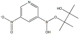 (5-NITROPYRIDIN-3-YL)BORONIC ACID PINACOL ESTER Struktur