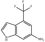 4-(TRIFLUOROMETHYL)-1H-INDOL-6-AMINE Struktur