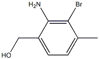 (2-Amino-3-bromo-4-methyl-phenyl)-methanol Struktur