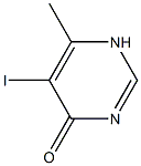 5-Iodo-6-methyl-1H-pyrimidin-4-one Struktur