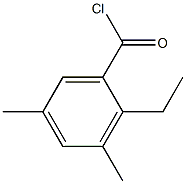 Benzoyl chloride, 2-ethyl-3,5-dimethyl- (6CI) Struktur