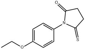 Succinimide,  N-(p-ethoxyphenyl)-1-thio-  (6CI) Struktur