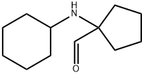 Cyclopentanecarboxaldehyde, 1-cyclohexylamino- (6CI) Struktur