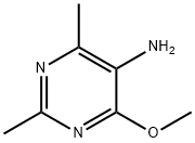 Pyrimidine,  5-amino-4-methoxy-2,6-dimethyl-  (6CI) Struktur