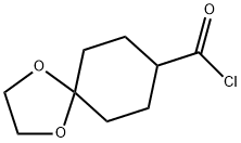 1,4-Dioxaspiro[4.5]decane-8-carbonyl chloride (6CI) Struktur