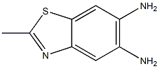 Benzothiazole, 5,6-diamino-2-methyl- (6CI) Struktur