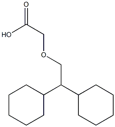 Acetic acid,dicyclohexylethoxy- (6CI) Struktur