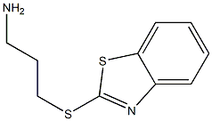 Benzothiazole, 2-(3-aminopropylthio)- (6CI) Struktur