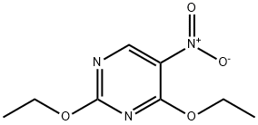 Pyrimidine, 2,4-diethoxy-5-nitro- (6CI) Struktur