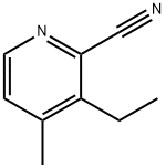 Picolinonitrile, 3-ethyl-4-methyl- (6CI) Struktur