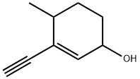 2-Cyclohexen-1-ol, 3-ethynyl-4-methyl- (6CI) Struktur