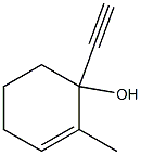 2-Cyclohexen-1-ol, 1-ethynyl-2-methyl- (6CI) Struktur