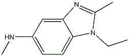 Benzimidazole, 1-ethyl-2-methyl-5-methylamino- (6CI) Struktur