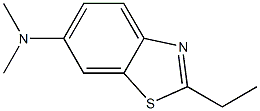 Benzothiazole, 6-dimethylamino-2-ethyl- (6CI) Struktur